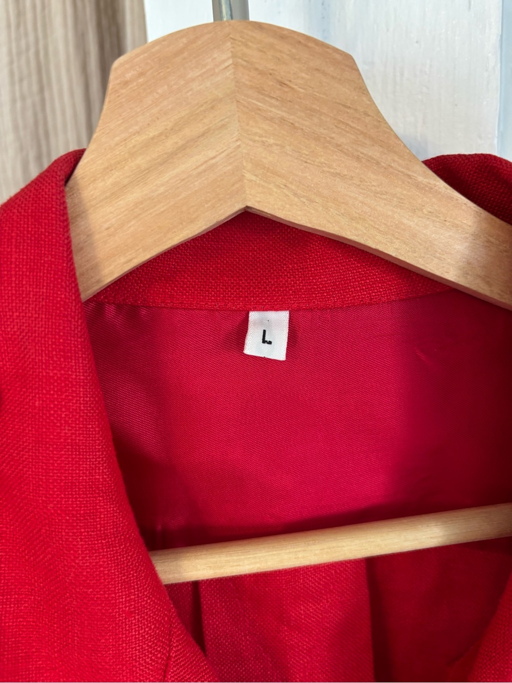 Vintage Made in USA 100% Linen Jacket- Large - Picture 5 of 9